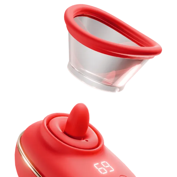 Amovibe Female Sex Toys | Vortex - Sucking & Licking Stimulator Vibrator