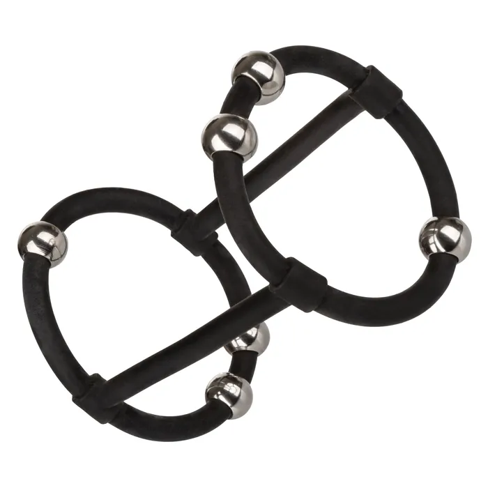CalExotics Male Sex Toys Steel Beaded Silicone Enhancer Cage
