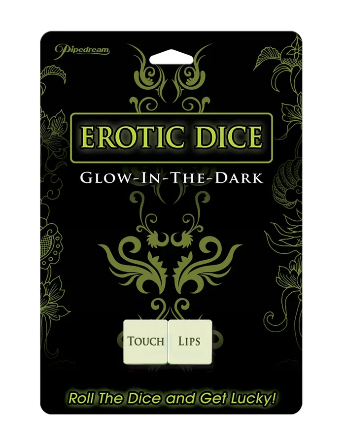 Erotic Dice Glow in the Dark Pipedream Dildos