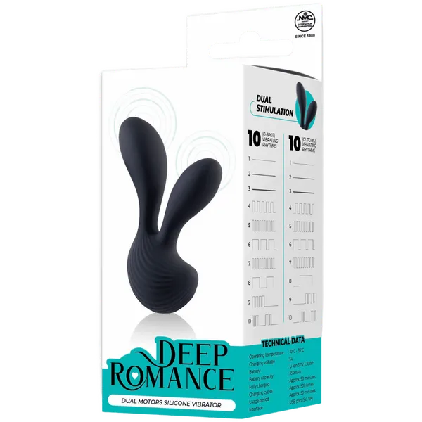 Excellent Power Dual Motors Silicone Vibrator | Female Sex Toys