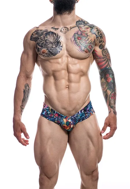 Female Sex Toys Cut For Men High Cut Tattoo Cheeky Brief Small Cut For Men