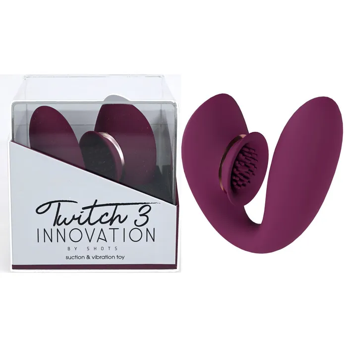Female Sex Toys | Shots Toys Shots Twitch 3 G-Spot Vibrator & Clitoral Suction Stimulator 2-in-1 Sex Toy Red Female Sex Toys | Shots Toys Shots Twitch 3 G-Spot Vibrator & Clitoral Suction Stimulator 2-in-1 Sex Toy Red