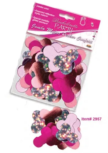 Hott Products Vibrators Jumbo Mylar Pecker Party Confetti