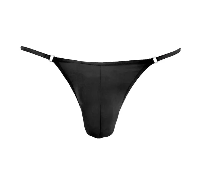 Love In Leather Anal Love In Leather Lycra GString SM Black