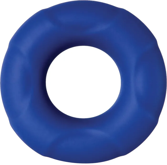 Male Sex Toys Adam and Eve Adam and Eve Big Man Silicone Cock Ring Blue
