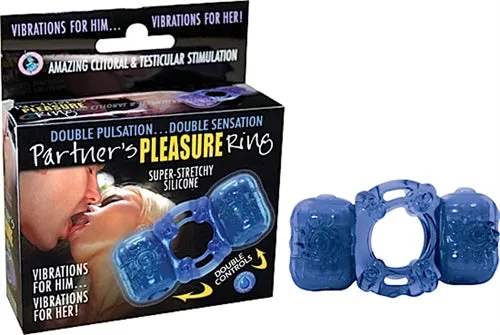 Nasstoys Vibrators Partners Pleasure Ring Blue