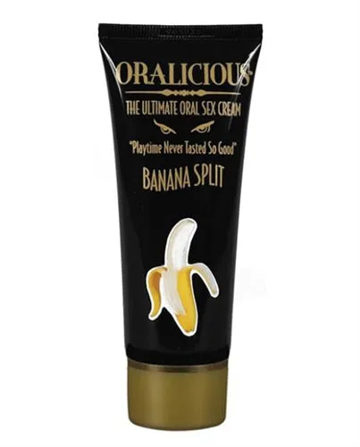Oralicious Banana Split 2 Fl Oz Hott Products Vibrators