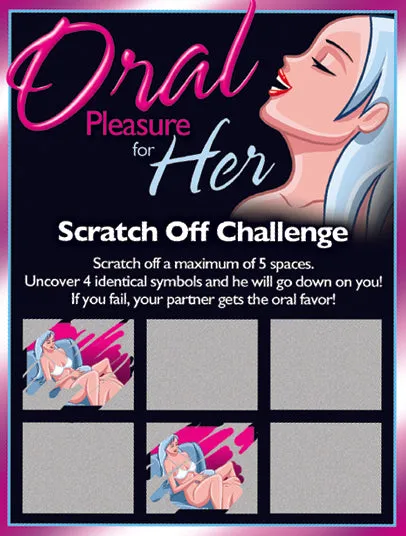 Ozze Creations Female Sex Toys Oral Pleasure for Her Scratch Off Challenge