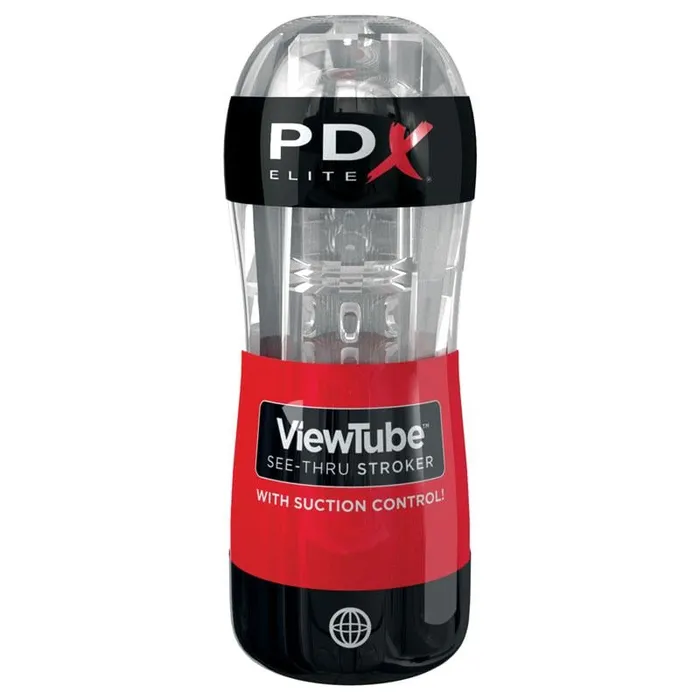 Pipedream Extreme Toys Elite ViewTube Stroker - Clear Stroker | Pipedream Male Sex Toys