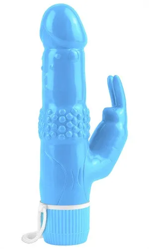 Pipedream Vibrators Neon Luv Touch Rabbit Vibe Blue