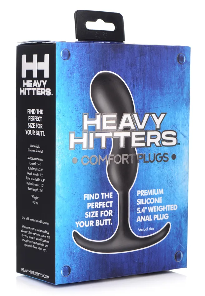 Premium Silicone Weighted Prostate Plug | Heavy Hitters Anal