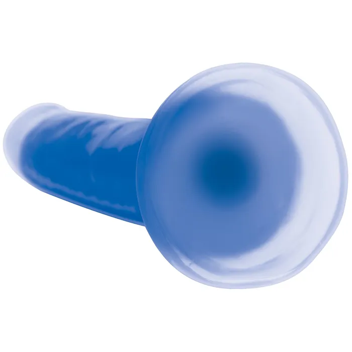 Ribbed Silicone Blue Dildo | Lollicock Female Sex Toys