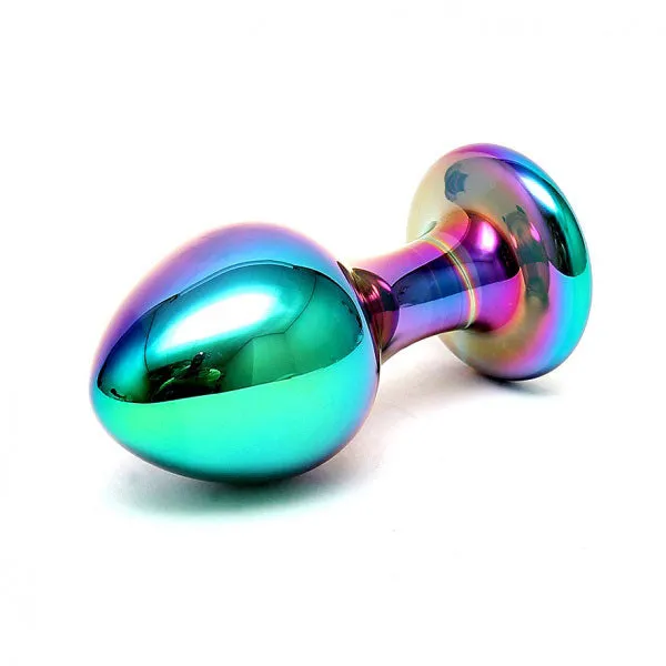 Rimba Sensual Multi Coloured Glass Melany Anal Dildo | Anal Rimba Sensual Multi Coloured Glass Melany Anal Dildo | Anal