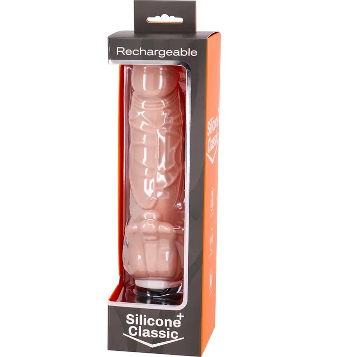 Silicone Classic Clitoral Rechargeable Vibrating Dong Flesh | Seven Creations Female Sex Toys Silicone Classic Clitoral Rechargeable Vibrating Dong Flesh | Seven Creations Female Sex Toys