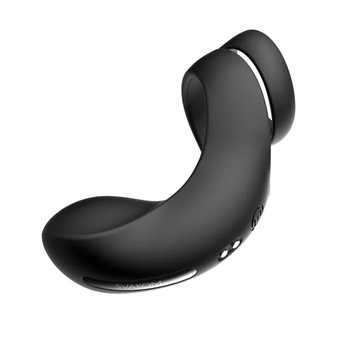 Svakom Anal | SVAKOM BENEDICT - BLACK DOUBLE RING PERINEUM STIMULATOR