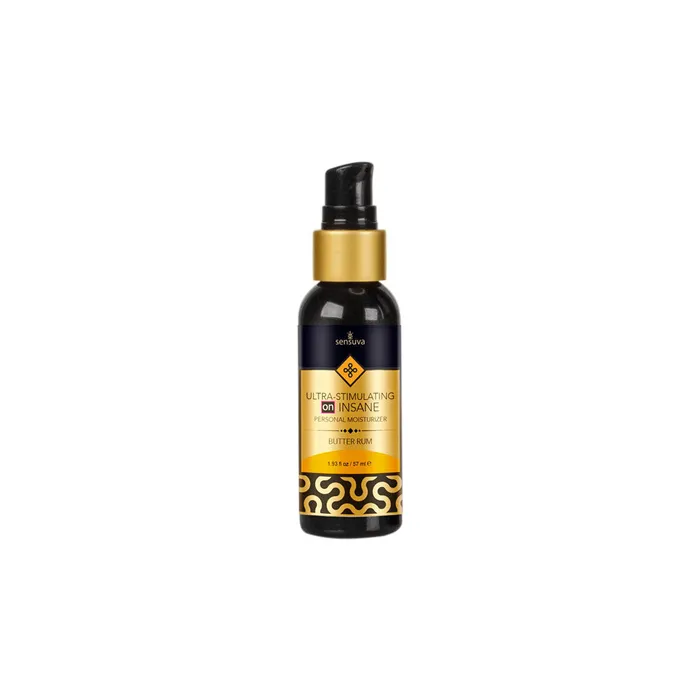UltraStimulating on Insane Personal Moisturizer 193 Fl Oz Butter Rum Sensuva Female Sex Toys
