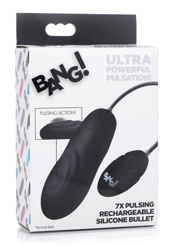 Bang! 7x Pulsing Rechargeable Silicone Bullet Vibrator | BANG! Female Sex Toys