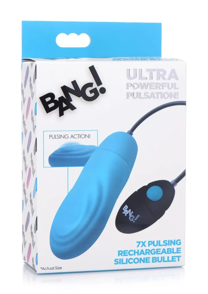 Bang! 7x Pulsing Rechargeable Silicone Bullet Vibrator | BANG! Female Sex Toys