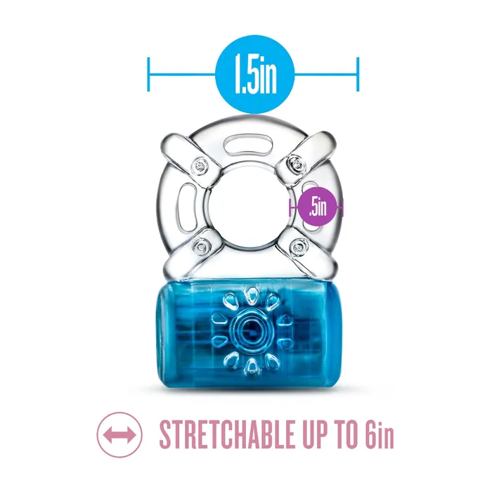 Blush Play With Me - One Night Stand Vibrating C-Ring | Couples