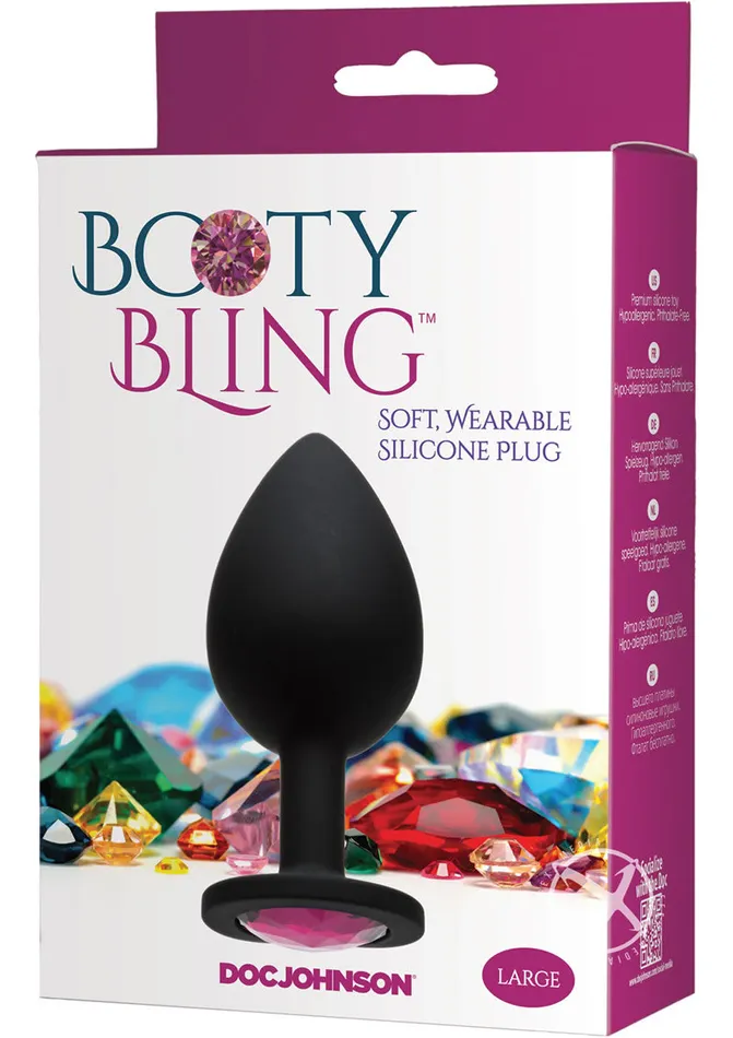 Booty Bling Anal | Booty Bling Jeweled Silicone Anal Plug