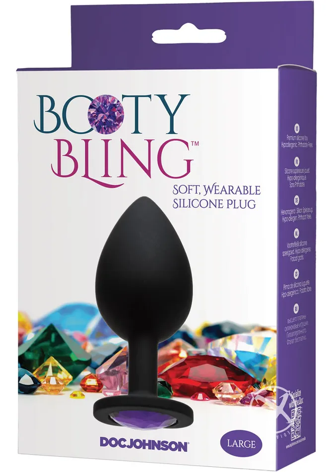 Booty Bling Anal | Booty Bling Jeweled Silicone Anal Plug