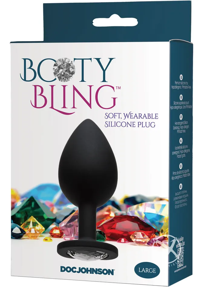 Booty Bling Anal | Booty Bling Jeweled Silicone Anal Plug