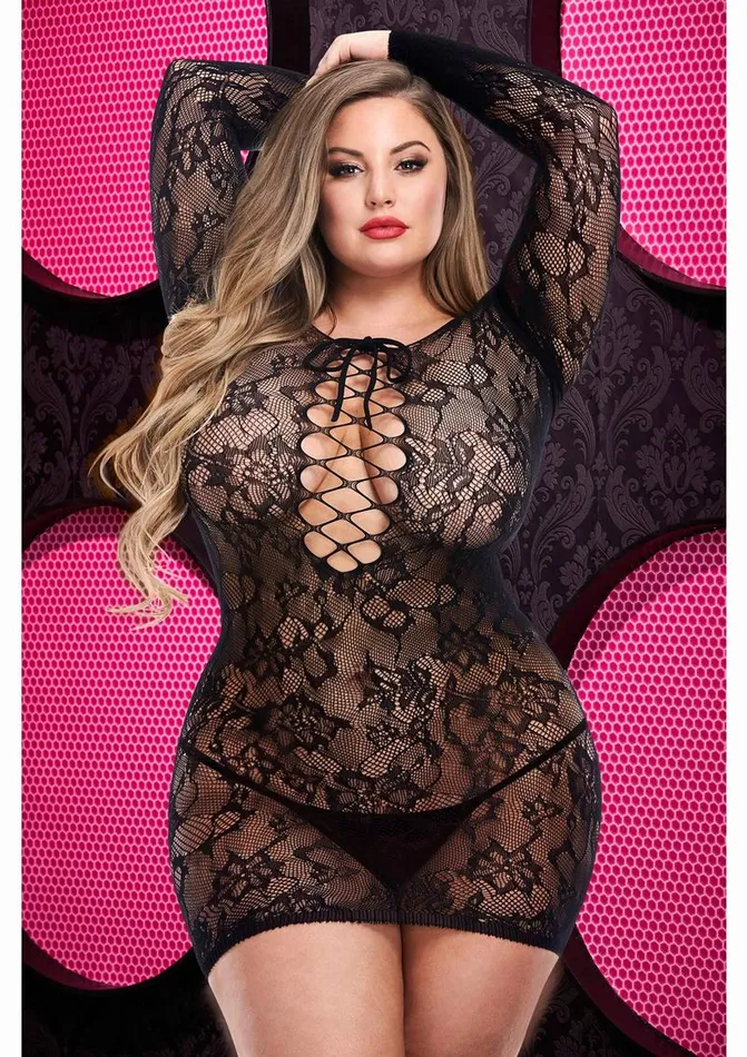 Dildos | Lapdance Lingerie Lace Off The Shoulder Dress