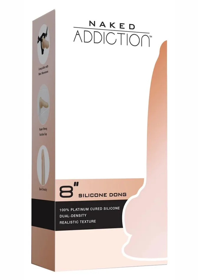 Dildos | Naked Addiction Naked Addiction Silicone Dual Density Dildo