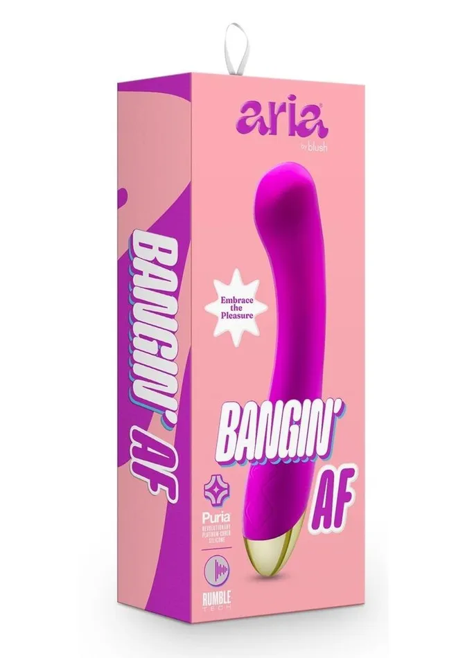 Female Sex Toys | Aria Bangin' AF Rechargeable Silicone Vibrator - Aria