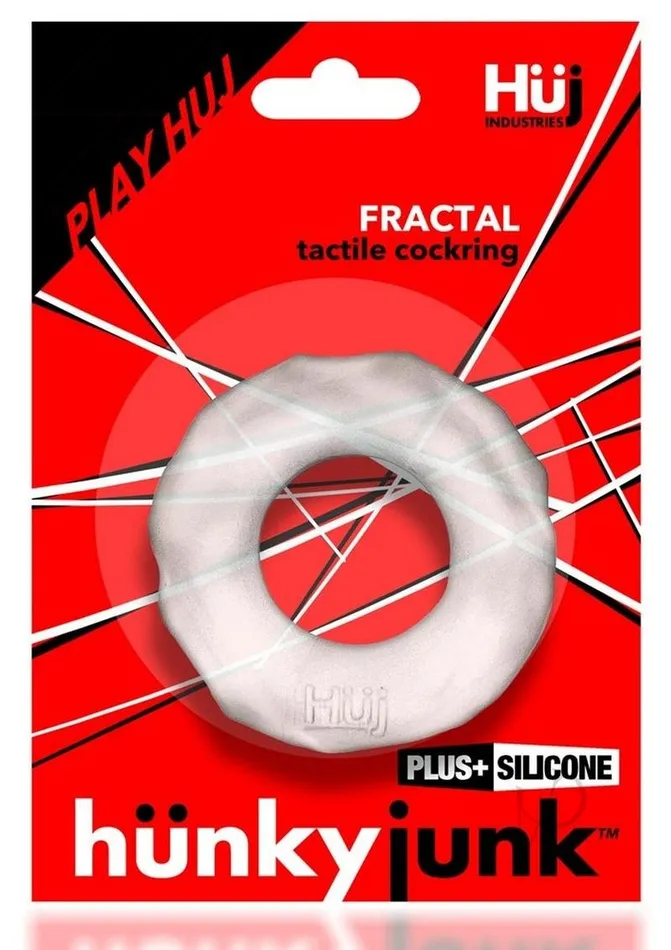 Fractal Tactile Cring Clear Ice Blue Ox Designs Llc Dildos