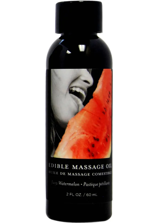 Hemp Seed Body Care Couples Earthly Body Hemp Seed Edible Massage Oil Juicy Watermelon