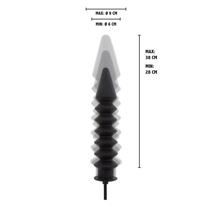 Hidden Desire Extreme Expert Inflatable Ribbed Plug | Hidden Desire Male Sex Toys