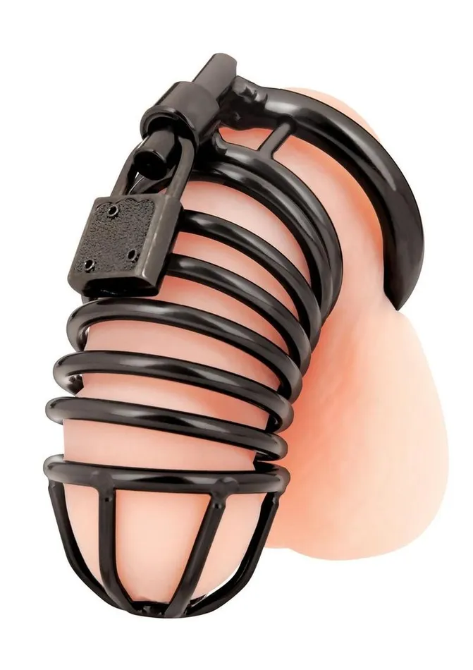 Male Sex Toys | Blue Line CandB Gear Deluxe Chastity Cage