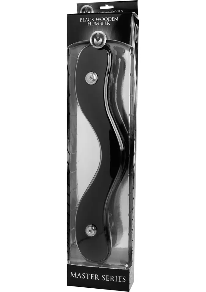 Master Series Anal | Master Series The Enforcer Black Wooden Humbler