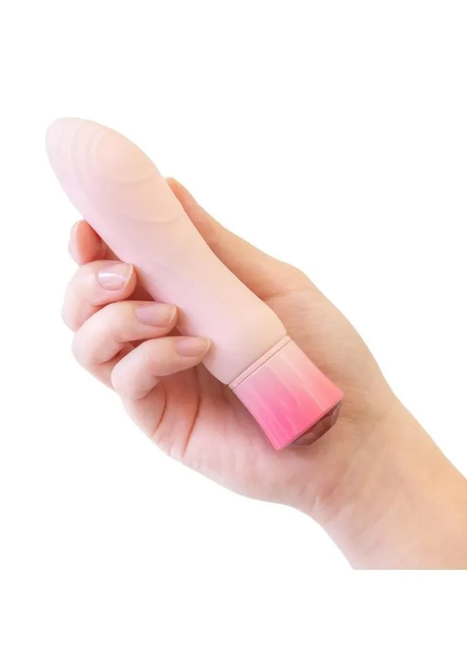 Oh My Gem Elegant Rechargeable Silicone Vibrator - Morganite | Oh My Gem Female Sex Toys