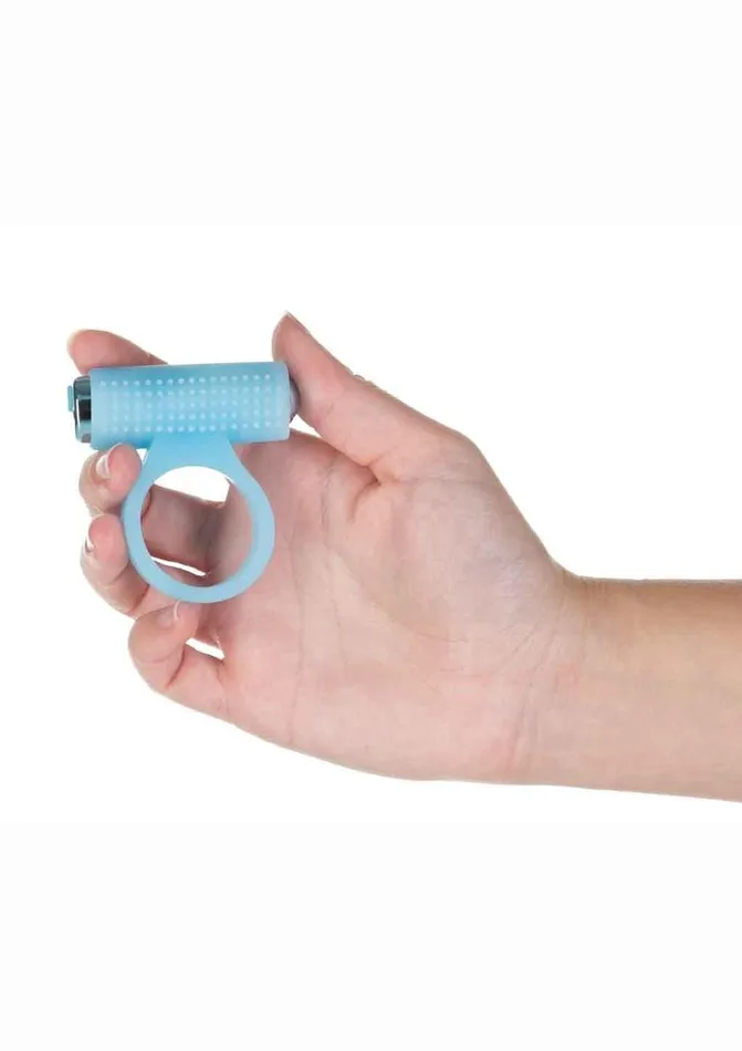 Powerbullet Male Sex Toys | Powerbullet Cosmic Ring Rechargeable Silicone Vibrating Cock Ring - Glow In