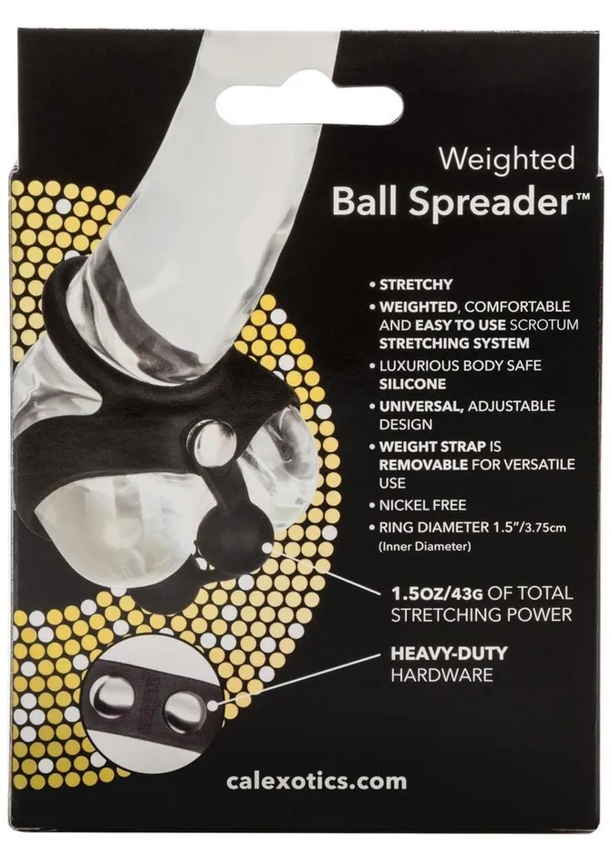 Rings! Male Sex Toys | Silicone Weighted Ball Spreader Cock Ring