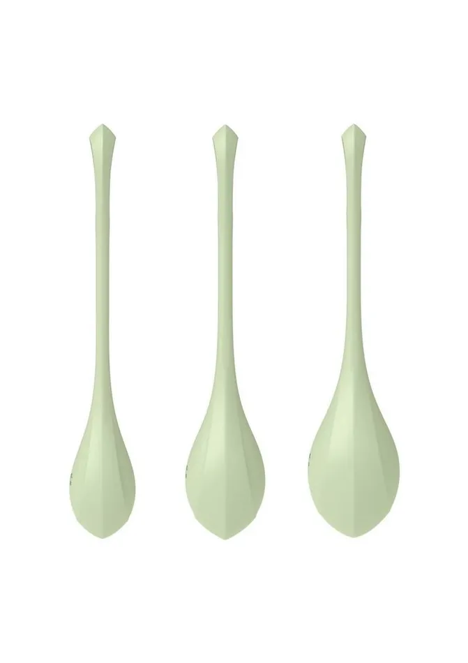 Satisfyer Yoni Power 2 Silicone Weighted Ben Wa Balls Set - Light | Satisfyer Anal