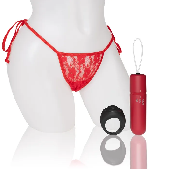 Screaming O 4t - Vibrating Panty Set With Remote Control Ring - Red | Screaming O Female Sex Toys Screaming O 4t - Vibrating Panty Set With Remote Control Ring - Red | Screaming O Female Sex Toys