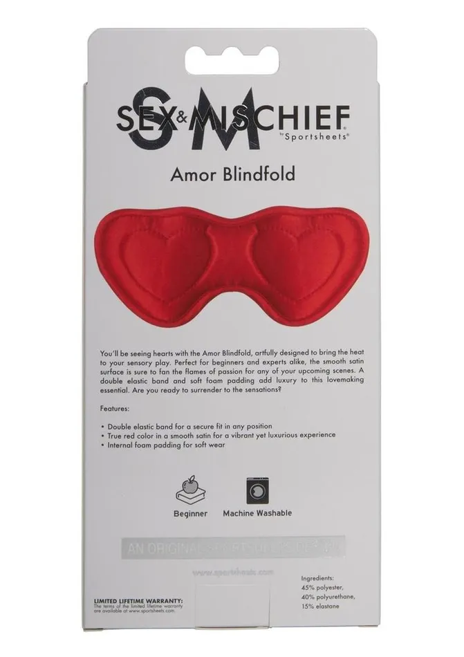 Sex and Mischief Amor Blindfold | Sex and Mischief Couples