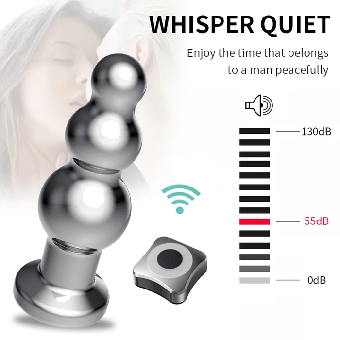 Aimitoy Anal | Remote Metal Vibrating Butt Plug Lew