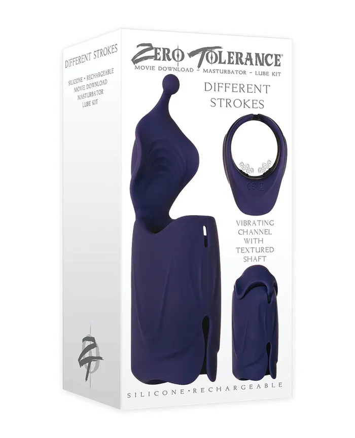 Anal Zero Tolerance Zero Tolerance Different Strokes Rechargeable Purple
