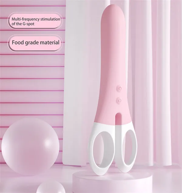 APP Controlled Vibrating Scissors Vibrator Red | Aimitoy Vibrators