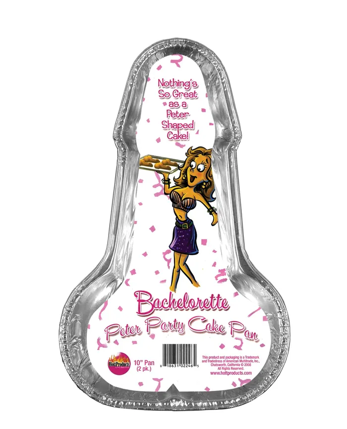 Bachelorette Disposable Peter Party Cake Pan Medium Pack of 2 Bachelorette Party Male Sex Toys