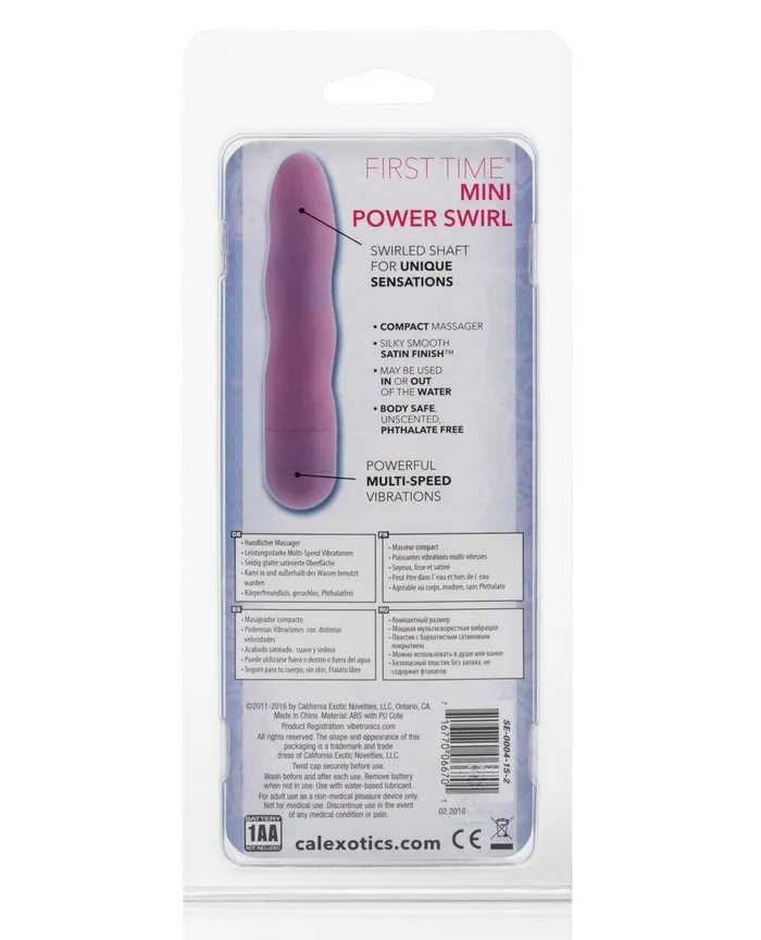 Vibrators | First Time First Time Mini Power Swirl - Pink
