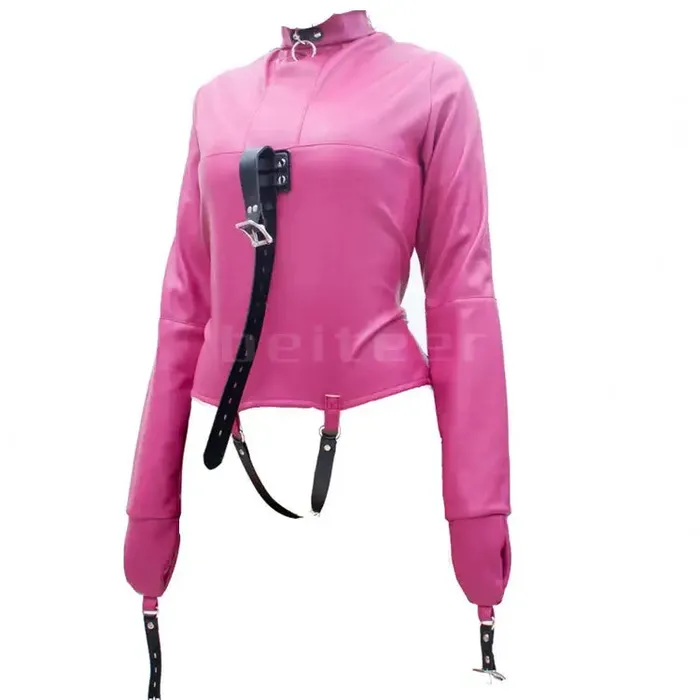 Whispering Rose PU Leather Straitjacket | Factory-direct Vibrators